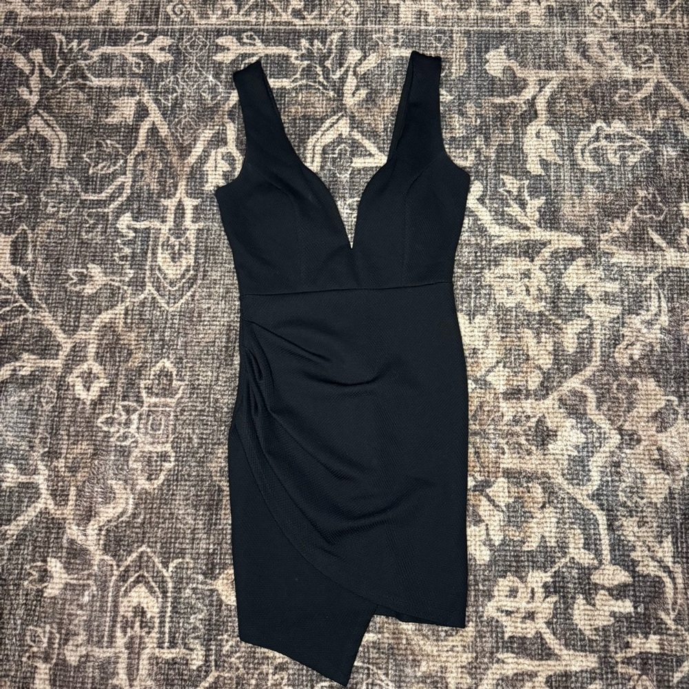 Windsor Black Asymmetrical Dress